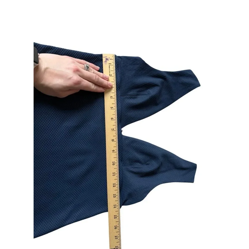 & Other‎ Stories Swimsuit One Piece Textured Blue 10